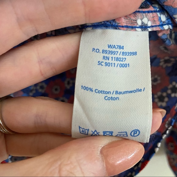 Boden Floral Print Classic Shirt - Picture 6 of 6